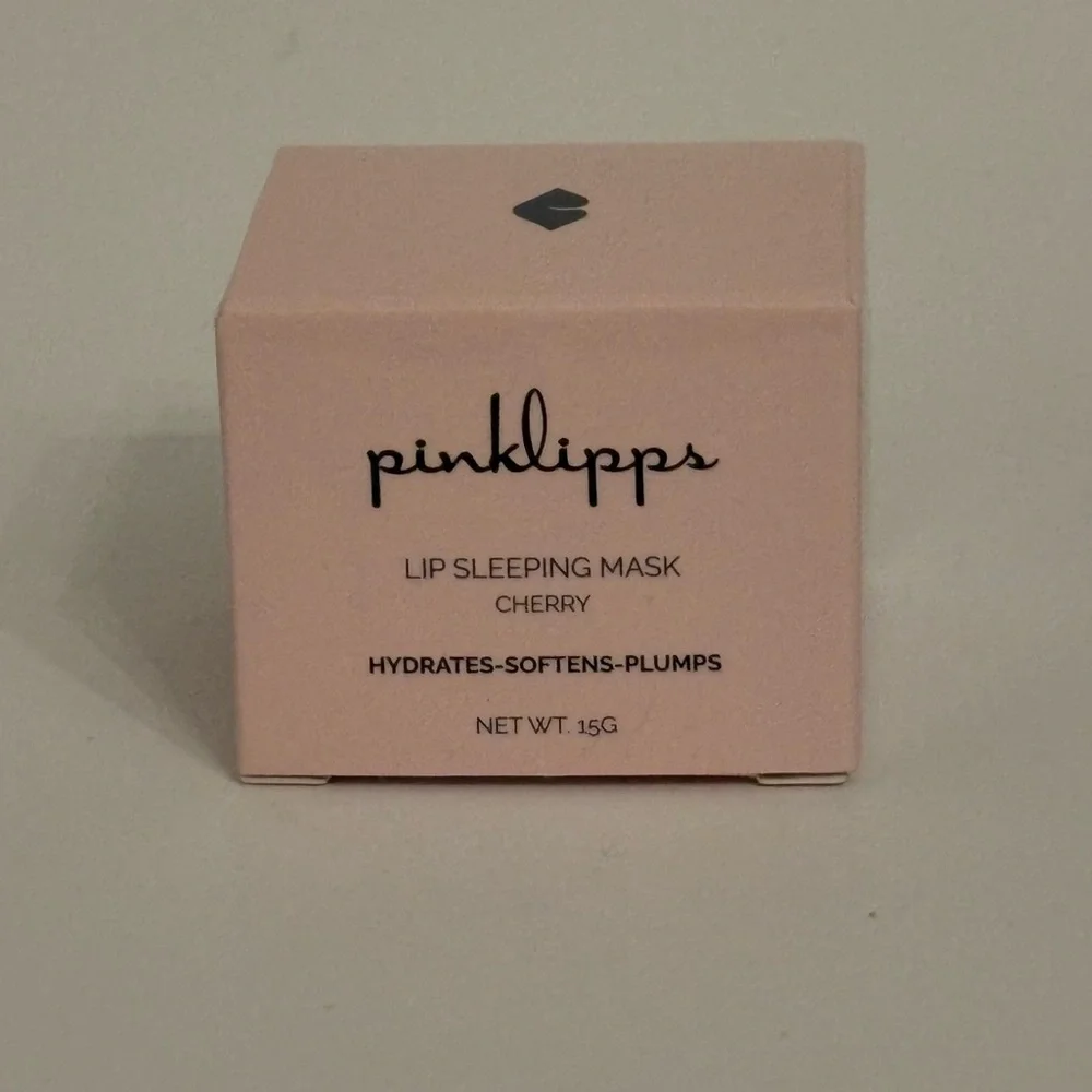 Pinklipps Lip Sleeping Mask Cherry Hyaluronic Pink Red New In Box Full Size OS